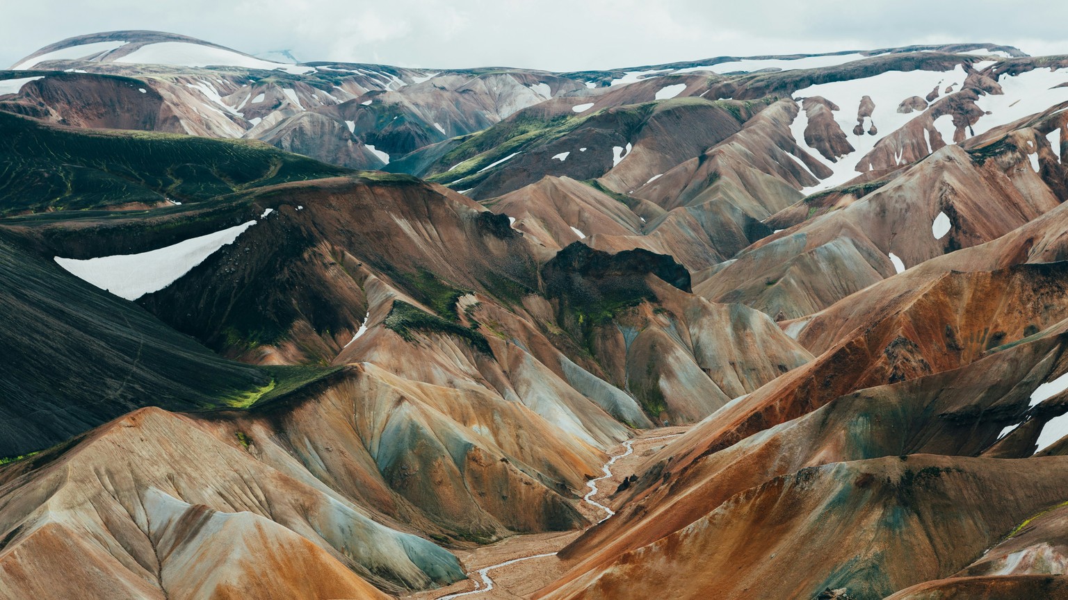 Mountain landscape used as a strategy terrain visual